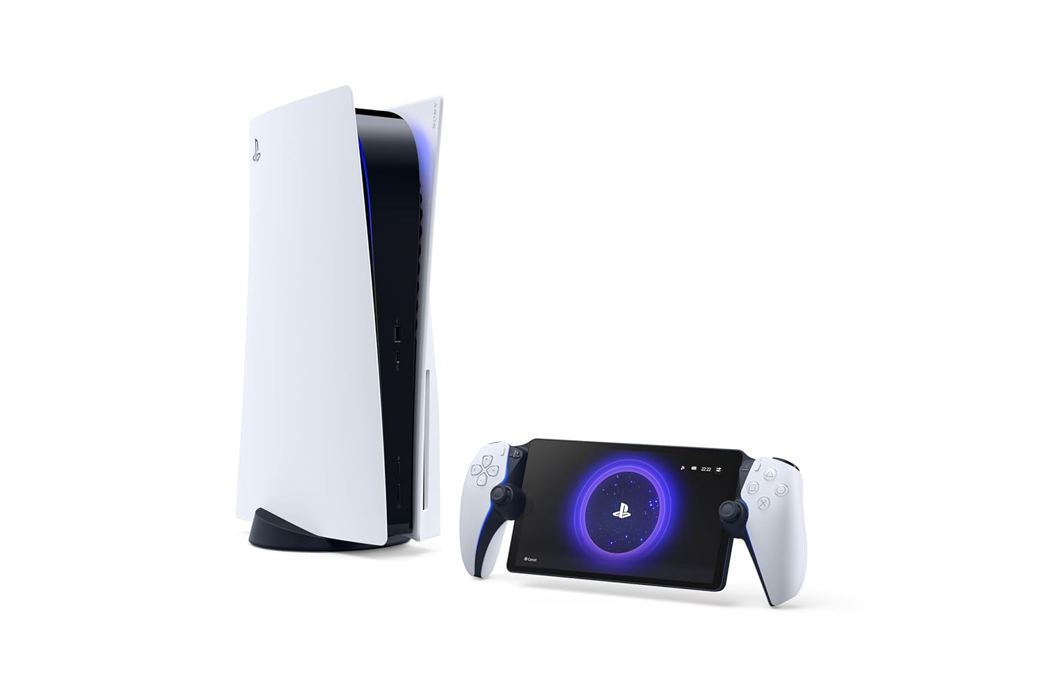 PS5 next to PlayStation Portal